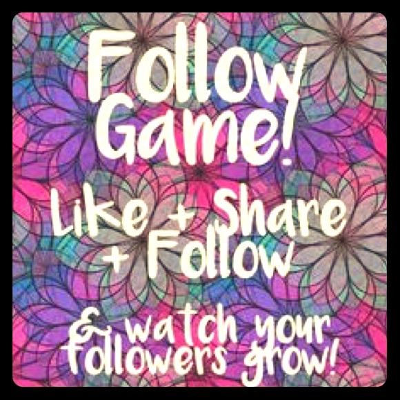 Other - ONLY 13 away from 10K! Follow Game💕❣️💚🧡💙💜